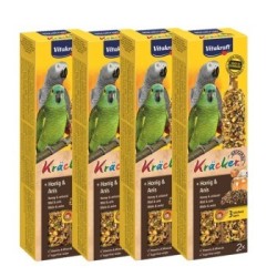Vitakraft Papageien Kräcker 4x2er Honig & Anis