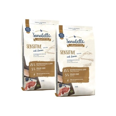 Sanabelle Sensitive Lamm 2x2 kg