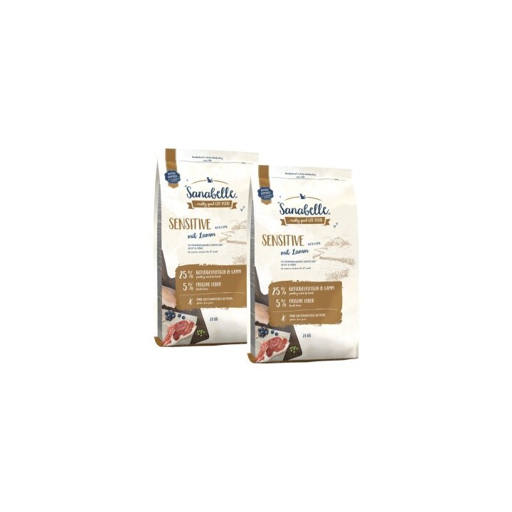 Sanabelle Sensitive Lamm 2x2 kg