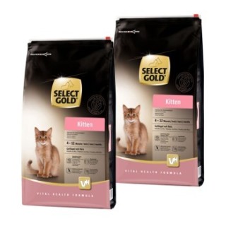 SELECT GOLD Kitten Geflügel mit Reis 2x10 kg