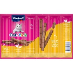 Vitakraft Cat-Stick 10x6 Stück Geflügel und Leber