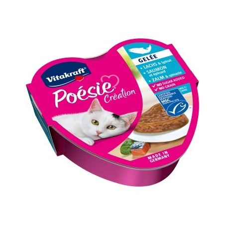 Vitakraft Poésie®Création Lachs und Spinat 15x85 g
