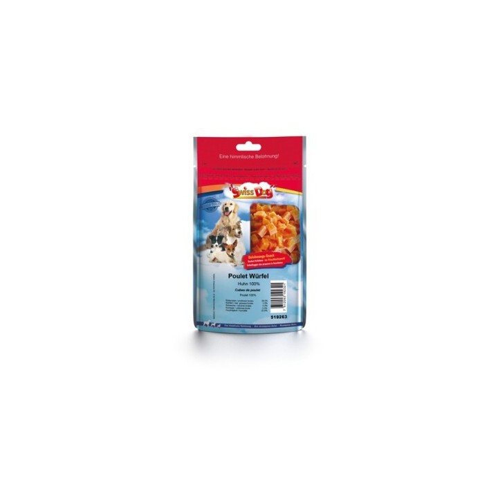SwissDog Poulet Würfel 600g