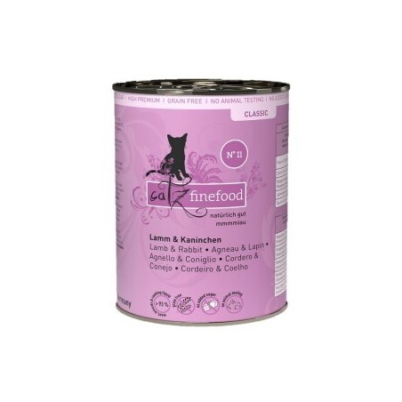 Catz finefood Nassfutter Katze Classic Adult No. 11 Lamm und Kaninchen 6x400 g