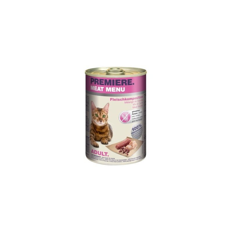 PREMIERE Meat Menu Adult Fleischkomposition 6x400 g