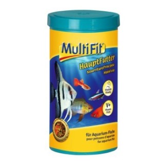 MultiFit Hauptfutter für Aquarienfische 1 l