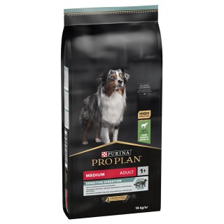 Sparpaket PURINA PRO PLAN 2 x Großgebinde - Medium Adult Sensitive Digestion Lamm (2 x 14 Kg)