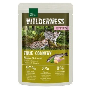 REAL NATURE WILDERNESS Kitten 12x85g True Country, Huhn und Lachs
