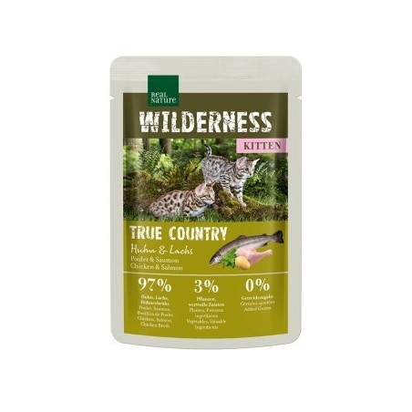 REAL NATURE WILDERNESS Kitten 12x85g True Country, Huhn und Lachs