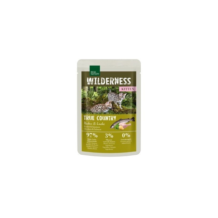 REAL NATURE WILDERNESS Kitten 12x85g True Country, Huhn und Lachs