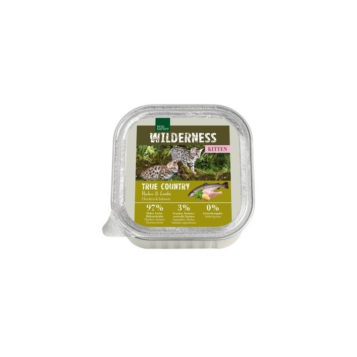 REAL NATURE WILDERNESS Kitten 16x100g True Country Huhn & Lachs
