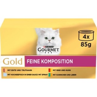 GOURMET Gold Feine Komposition 4x85g