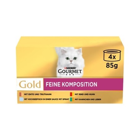 GOURMET Gold Feine Komposition 4x85g