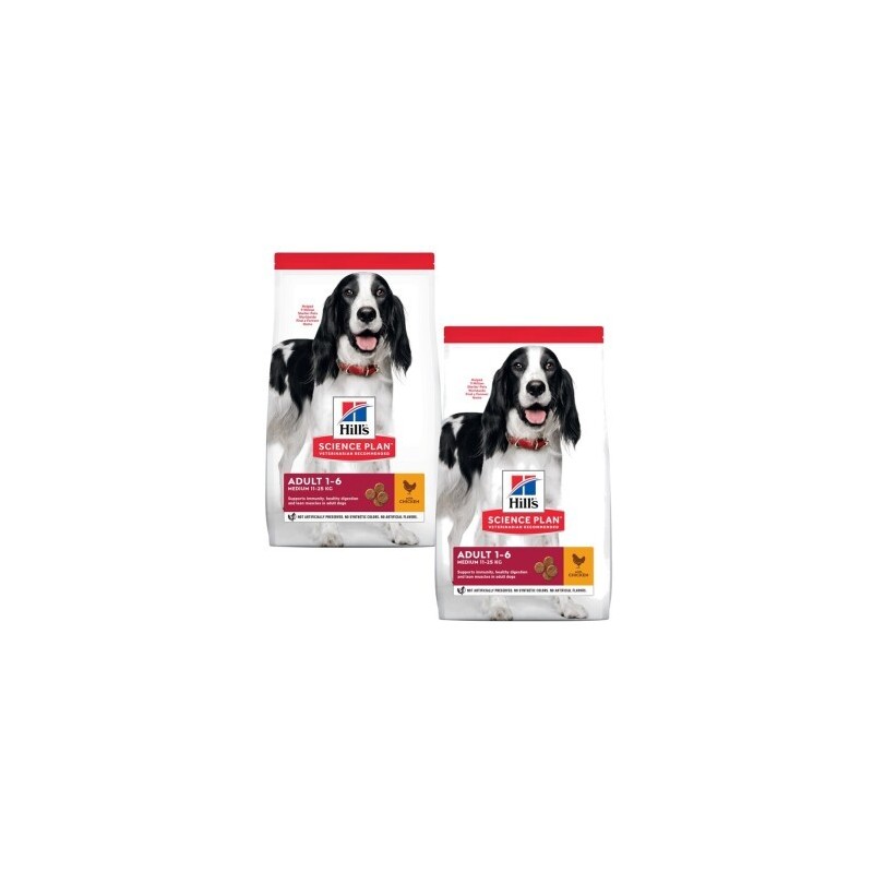 Hill's Science Plan Medium Adult 1-6 Huhn 2x14 kg