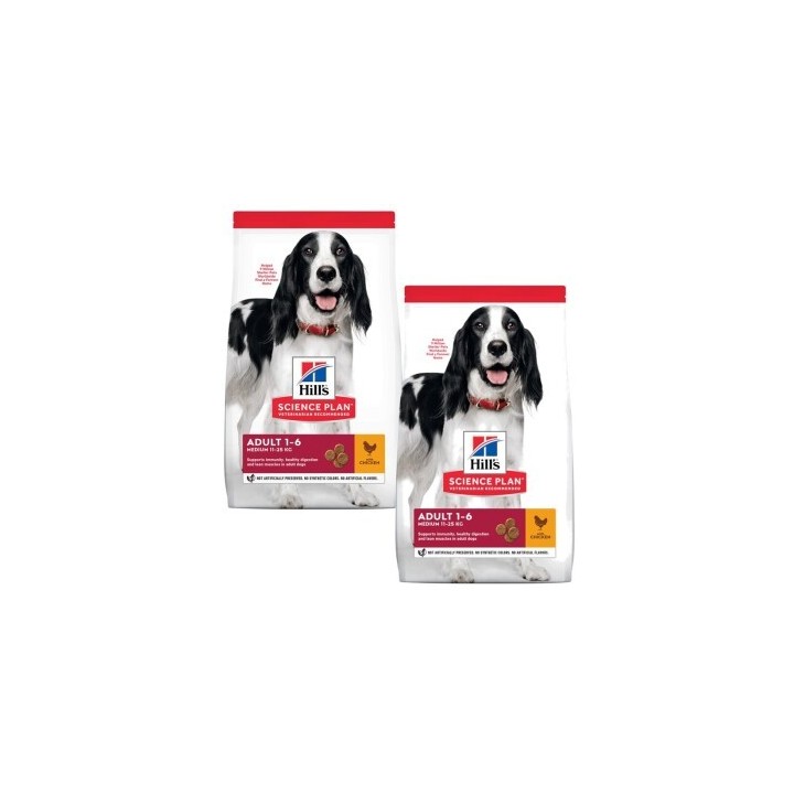 Hill's Science Plan Medium Adult 1-6 Huhn 2x14 kg