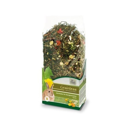 JR Farm Grainless Herbs Zwergkaninchen 3x400 g