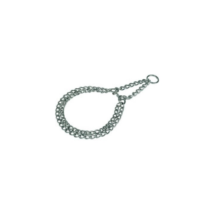 AniOne Kettenhalsband Stahl verchromt