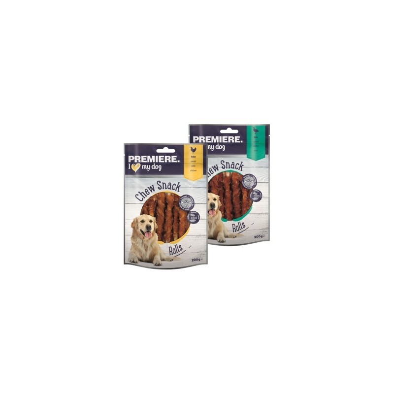 PREMIERE Chew Snack Kaustangen Huhn und Ente 2x200g