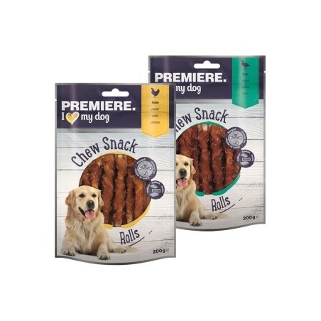 PREMIERE Chew Snack Kaustangen Huhn und Ente 2x200g