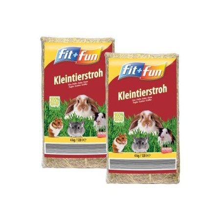 FIT+FUN Kleintierstroh 2x4 kg
