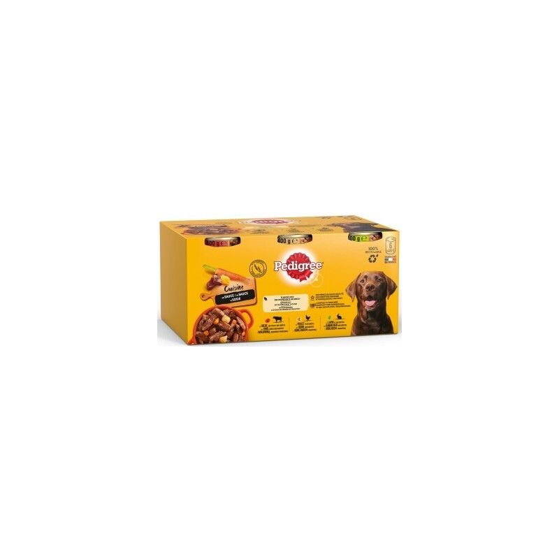 Pedigree PED Rind, Huhn, Kaninchen 6x400g