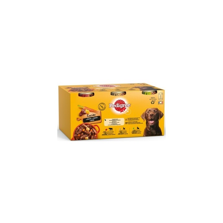 Pedigree PED Rind, Huhn, Kaninchen 6x400g