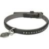 MORE Deluxe Halsband Strass anthrazit XXXS