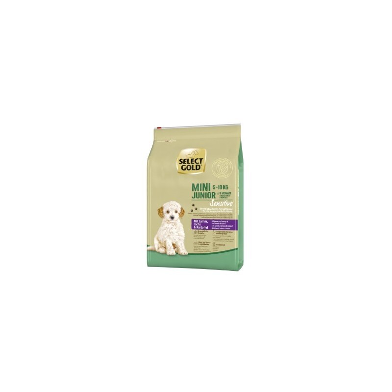 SELECT GOLD Sensitive Mini Junior Lamm/Lachs/Kartoffel 4 kg
