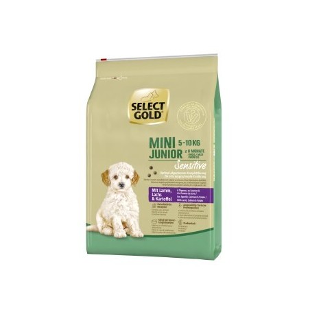 SELECT GOLD Sensitive Mini Junior Lamm/Lachs/Kartoffel 4 kg