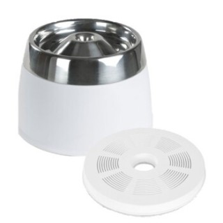 AniOne Edelstahl-Trinkbrunnen Trevi mit Ersatzfilter