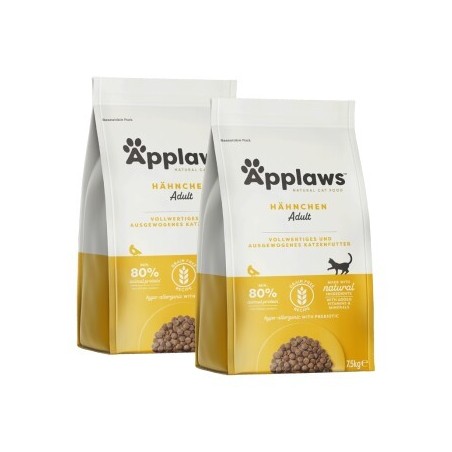 Applaws Trockenfutter Katze Adult Huhn 2x7.5 kg
