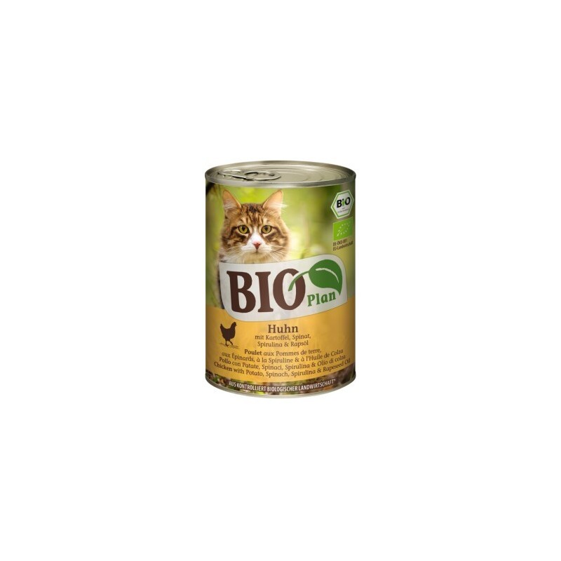 BIOPlan Adult Huhn mit Kartoffel, Spinat, Spirulina und Rapsöl 6x400 g
