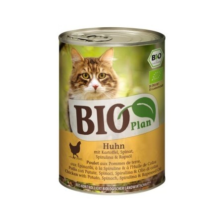 BIOPlan Adult Huhn mit Kartoffel, Spinat, Spirulina und Rapsöl 6x400 g