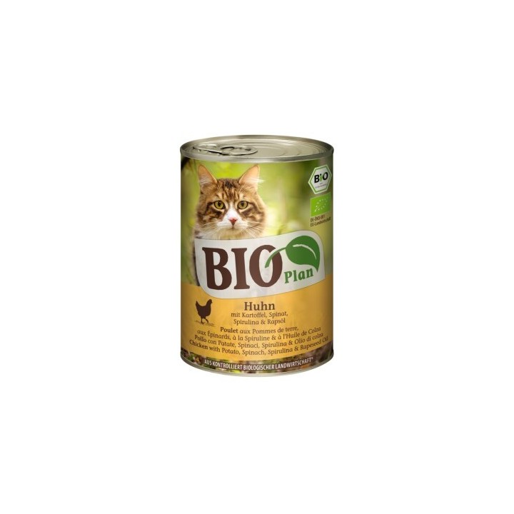 BIOPlan Adult Huhn mit Kartoffel, Spinat, Spirulina und Rapsöl 6x400 g