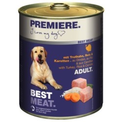 PREMIERE Best Meat Adult Truthahn und Gemüse 6x800 g