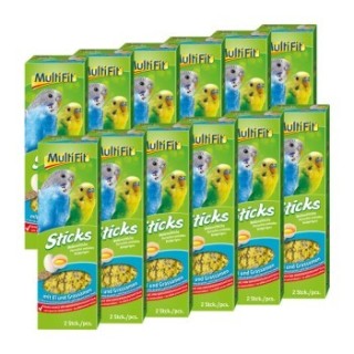 MultiFit Wellensittich Sticks 12x2er Ei