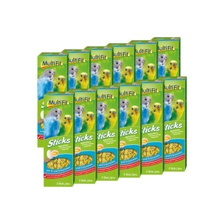 MultiFit Wellensittich Sticks 12x2er Ei