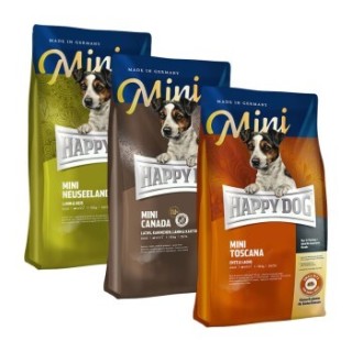 HAPPY DOG Supreme Sensible Mini 3x1 kg Mixpaket 1