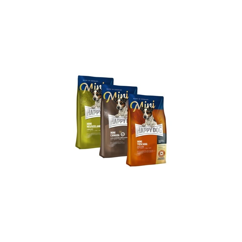 HAPPY DOG Supreme Sensible Mini 3x1 kg Mixpaket 1