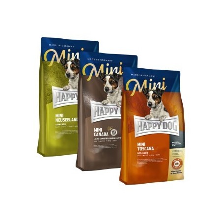 HAPPY DOG Supreme Sensible Mini 3x1 kg Mixpaket 1
