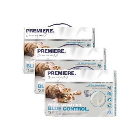 PREMIERE White Sensation blue control, Klumpstreu 3x12 l