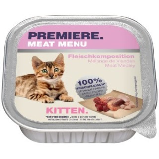 PREMIERE Meat Menu Kitten Fleischkomposition 32x100 g