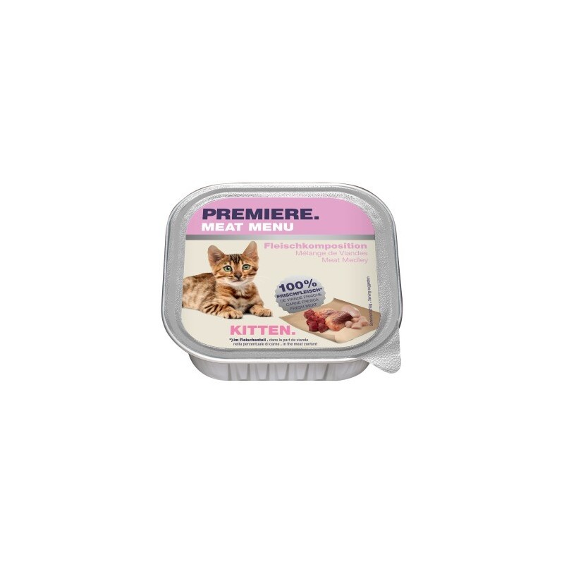 PREMIERE Meat Menu Kitten Fleischkomposition 32x100 g