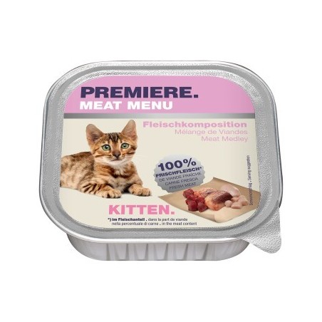 PREMIERE Meat Menu Kitten Fleischkomposition 32x100 g