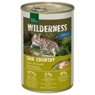 REAL NATURE WILDERNESS Adult True Country, Huhn und Lachs 6x400 g