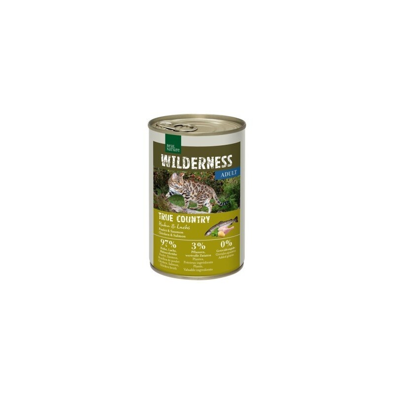 REAL NATURE WILDERNESS Adult True Country, Huhn und Lachs 6x400 g