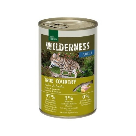 REAL NATURE WILDERNESS Adult True Country, Huhn und Lachs 6x400 g