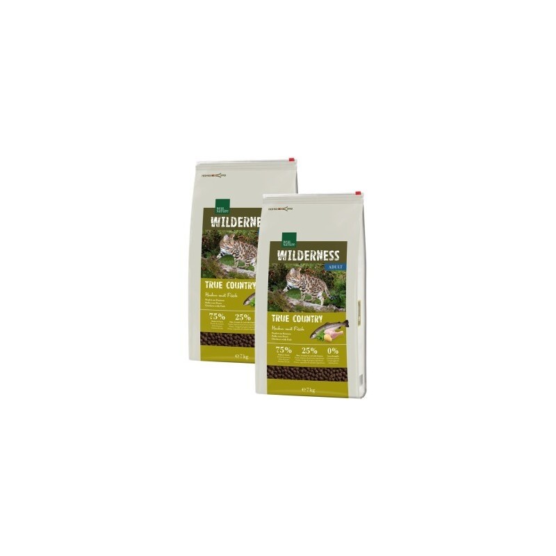 REAL NATURE WILDERNESS True Country Adult Huhn mit Fisch 2x7 kg