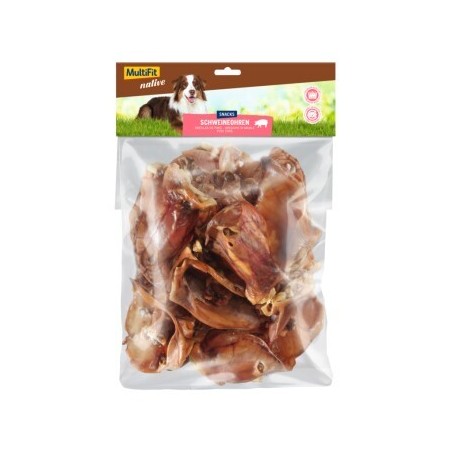 MultiFit native Schweineohren 400 g