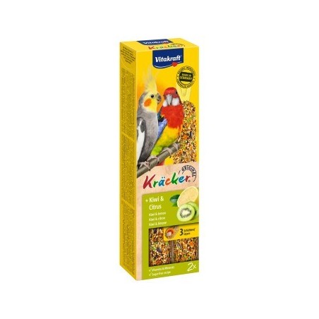 Vitakraft Großsittich Kräcker 4x2er Kiwi-Citrus